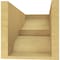 Ekena Millwork 8"W x 16"D x 8"H Wide Ridgewood Rough Cedar Woodgrain TimberThane Corbel, Primed Tan CORUR08X16X08RIDRCPR - alternate 2